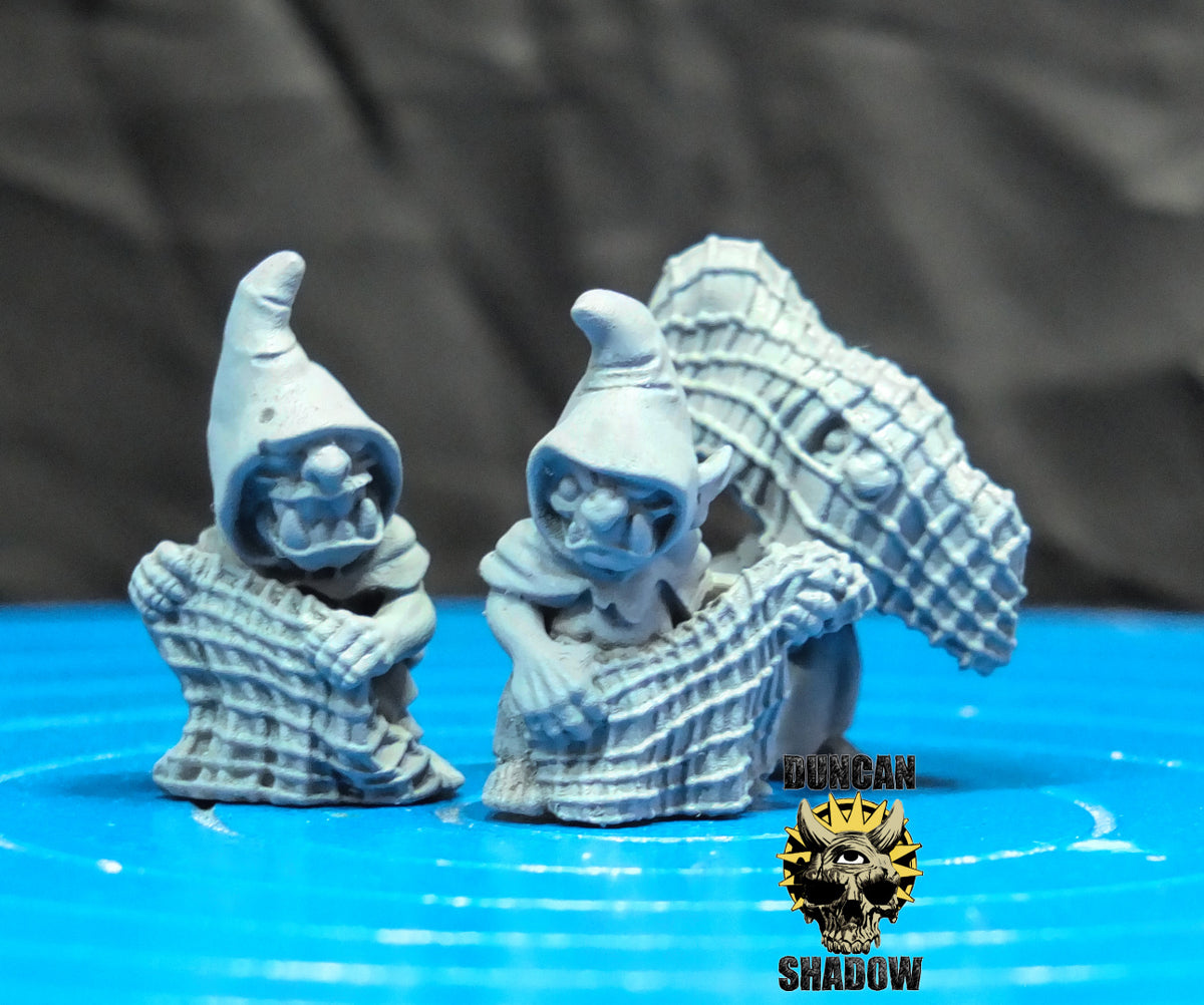 Goblin Netters 3D Models for Dungeons & Dragons & Board RPGs by Duncan Shadow