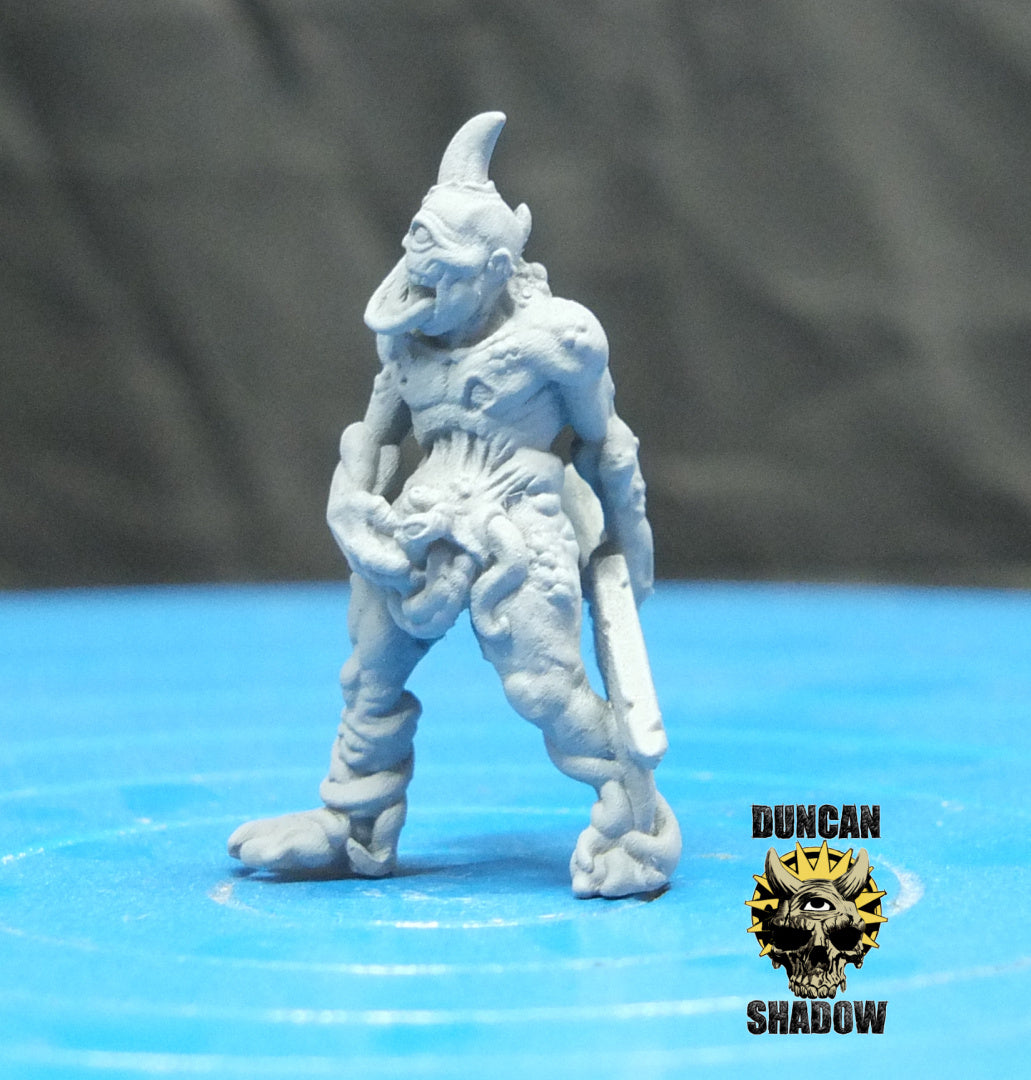 Plague Demons with Swords Resin Models for Dungeons & Dragons & Board RPGs