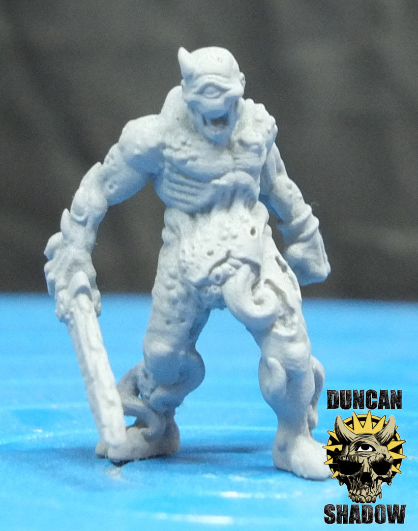Plague Demons with Swords Resin Models for Dungeons & Dragons & Board RPGs