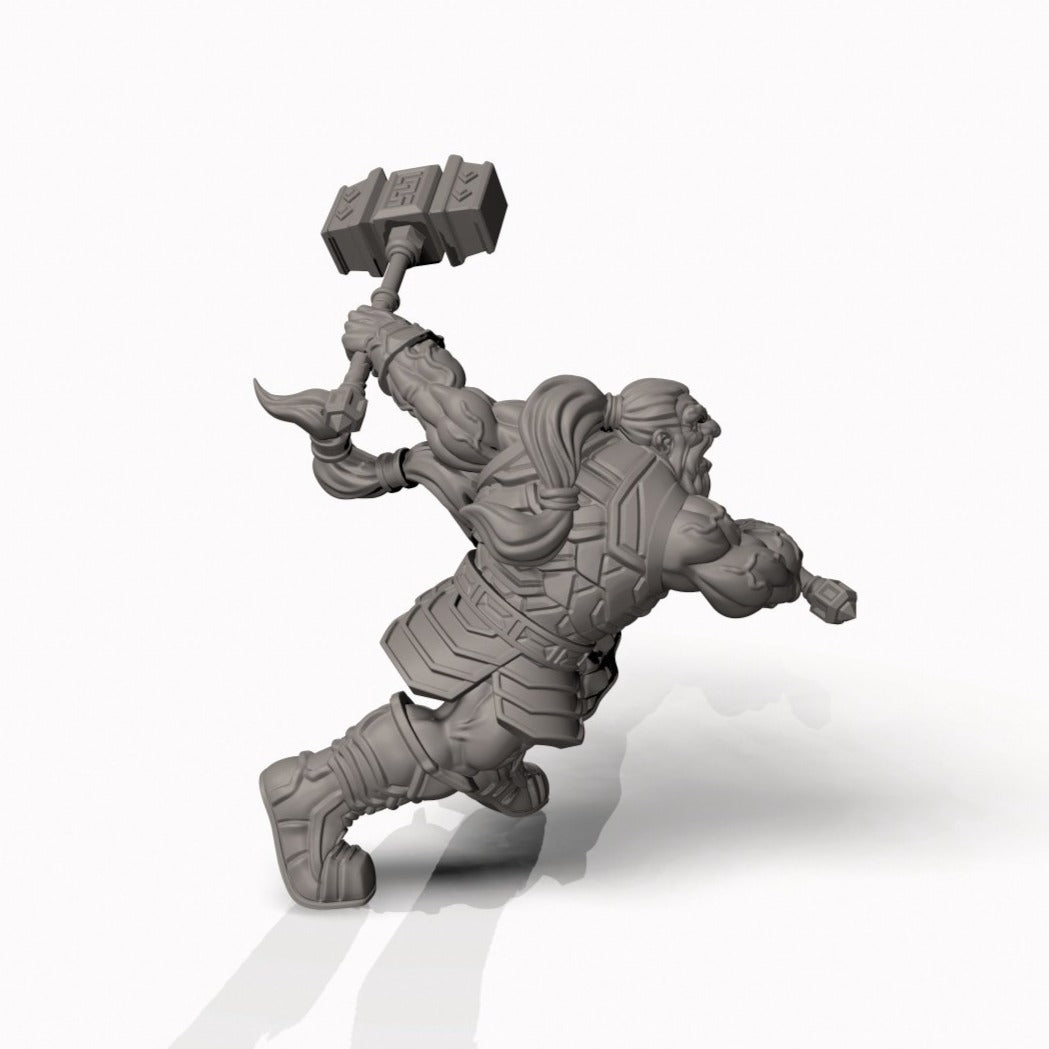 Dwarf Lord - Pit Fighter Champion Miniature