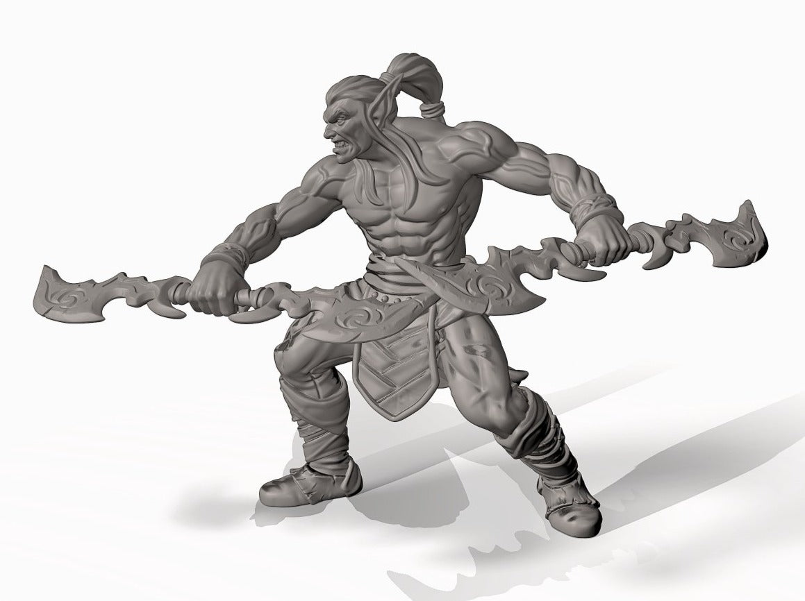 Elf Blade Dancer - Pit Fighter Champion Miniature