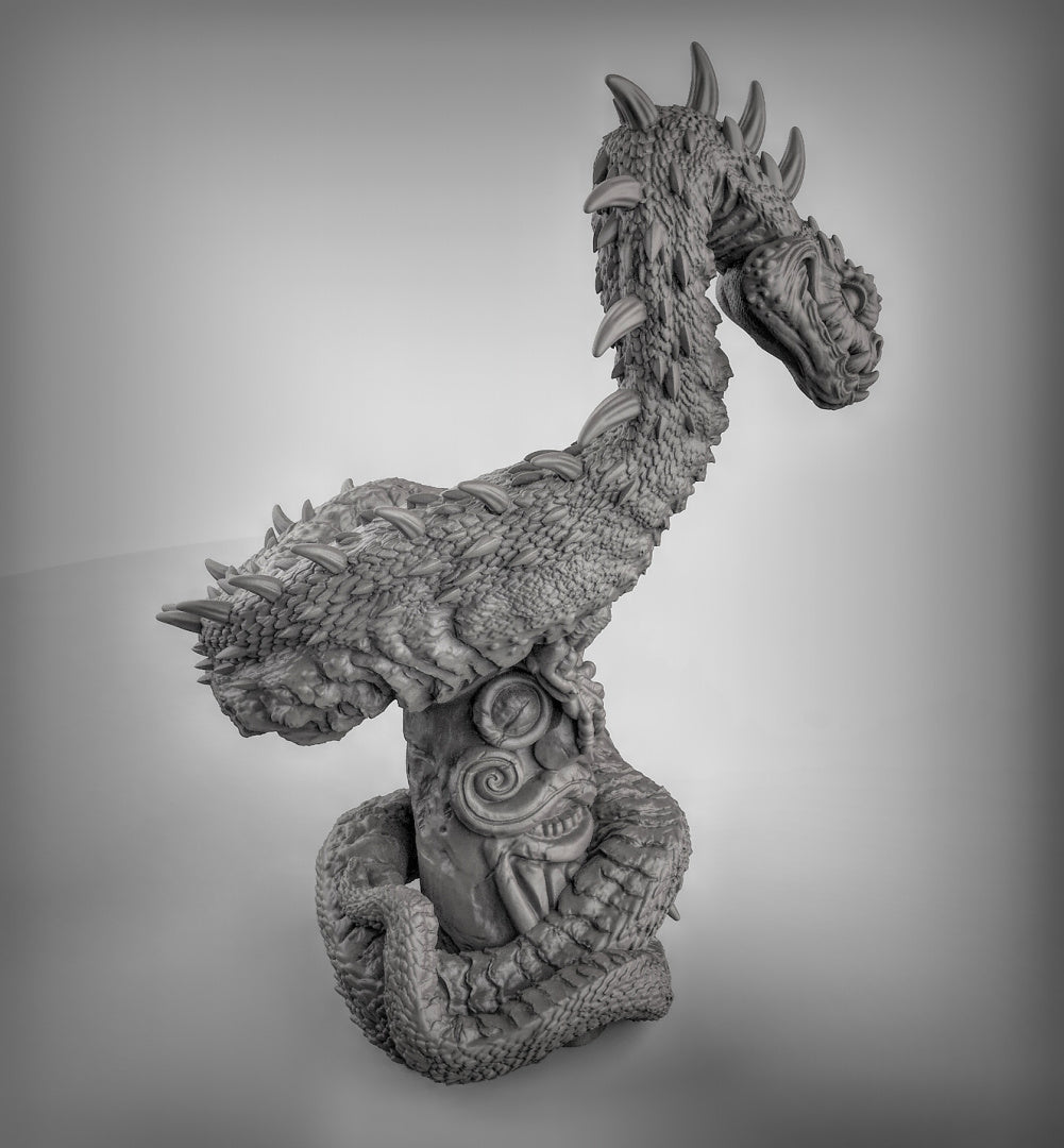 Lindwurm Dragon Resin 3D Models for Dungeons & Dragons & Board RPGs