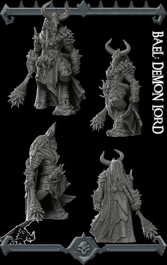 BAEL: DEMON LORD - Miniature -All Sizes | Dungeons and Dragons | Pathfinder | War Gaming