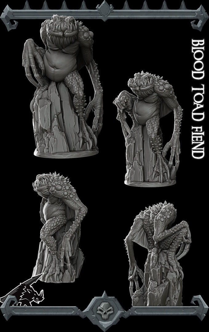 BLOOD TOAD FIEND - Miniature | Dungeons and dragons | Cthulhu | Pathfinder | War Gaming