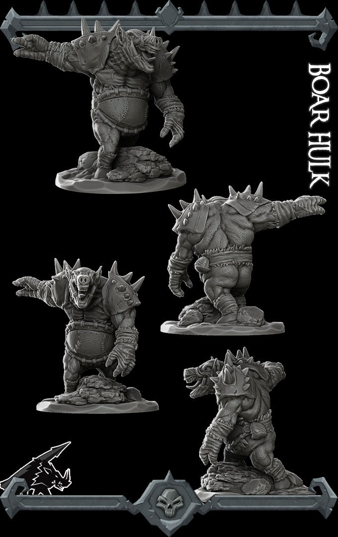 BOAR HULK - Miniature | All Sizes | Dungeons and Dragons | Pathfinder | War Gaming