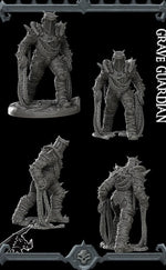 GRAVE GUARDIAN - Miniature | All Sizes | Dungeons and Dragons | Pathfinder | War Gaming