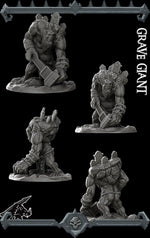 GRAVE GIANT - Miniature | All Sizes | Dungeons and Dragons | Pathfinder | War Gaming