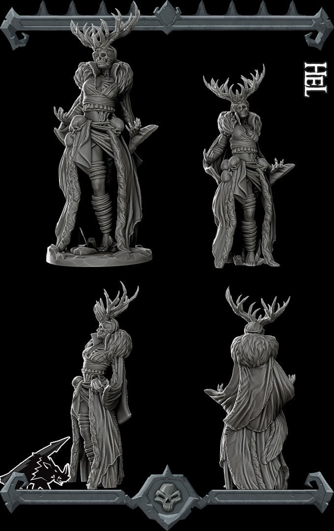 HEL - Miniature | All Sizes | Dungeons and Dragons | Pathfinder | War Gaming