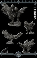 ICE HYDRA - Miniature | Dungeons and dragons | Cthulhu | Pathfinder | War Gaming