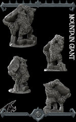 MOUNTAIN GIANT - Miniature | All Sizes | Dungeons and Dragons | Pathfinder | War Gaming
