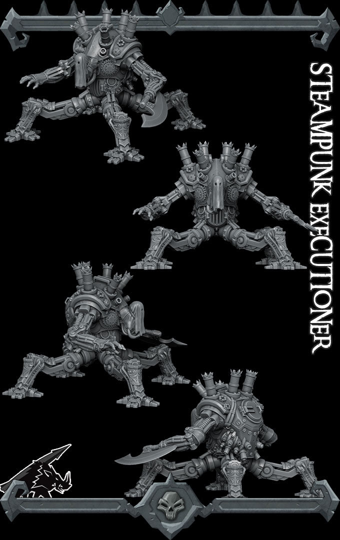 STEAMPUNK EXECUTIONER - Miniature | Dungeons and dragons | Cthulhu | Pathfinder | War Gaming