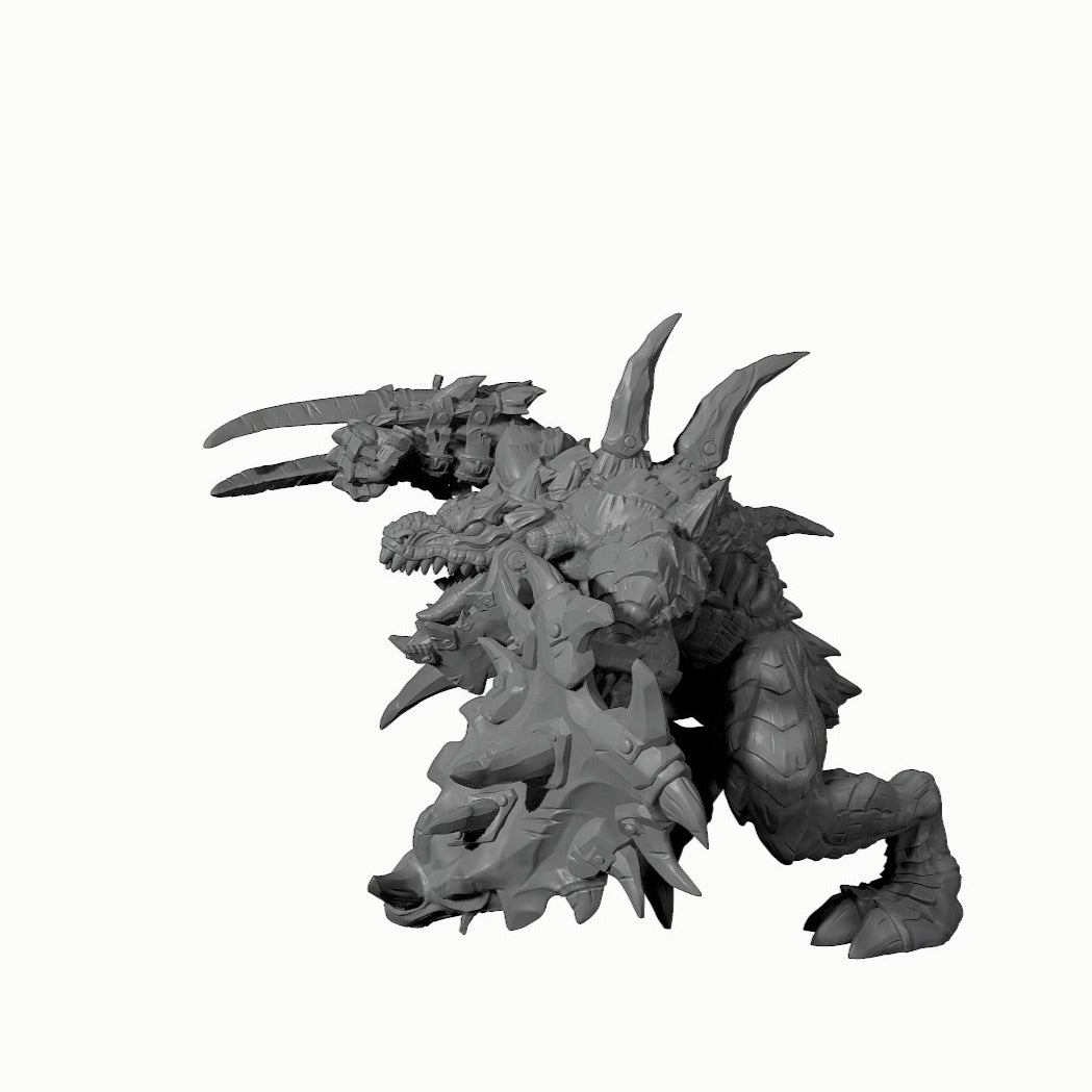 Lizardman Chieftain - Pit Fighter Champion Miniature