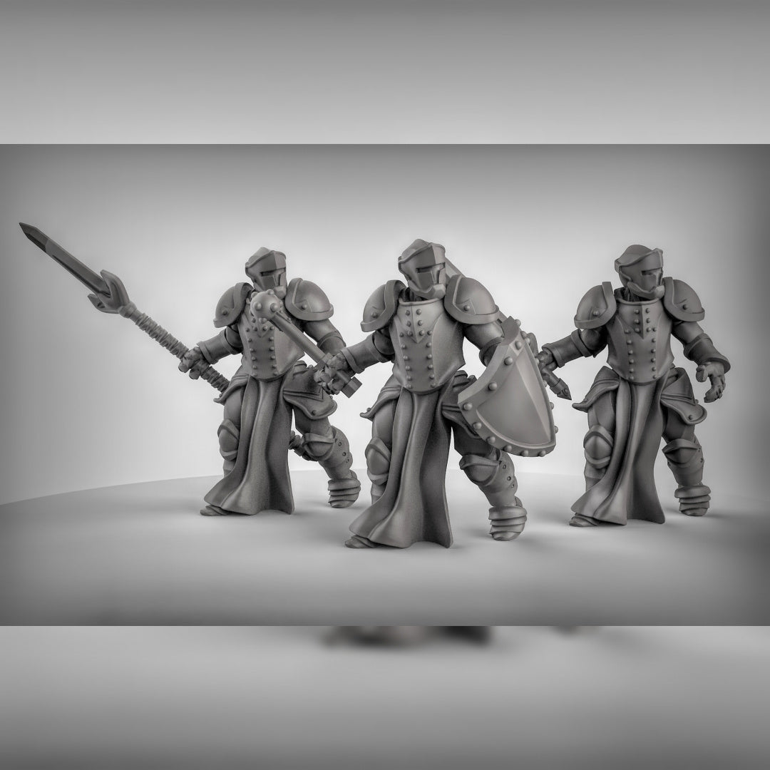 Warforged Fighters 1 Resin Miniature Models for DnD | Tabletop Gaming