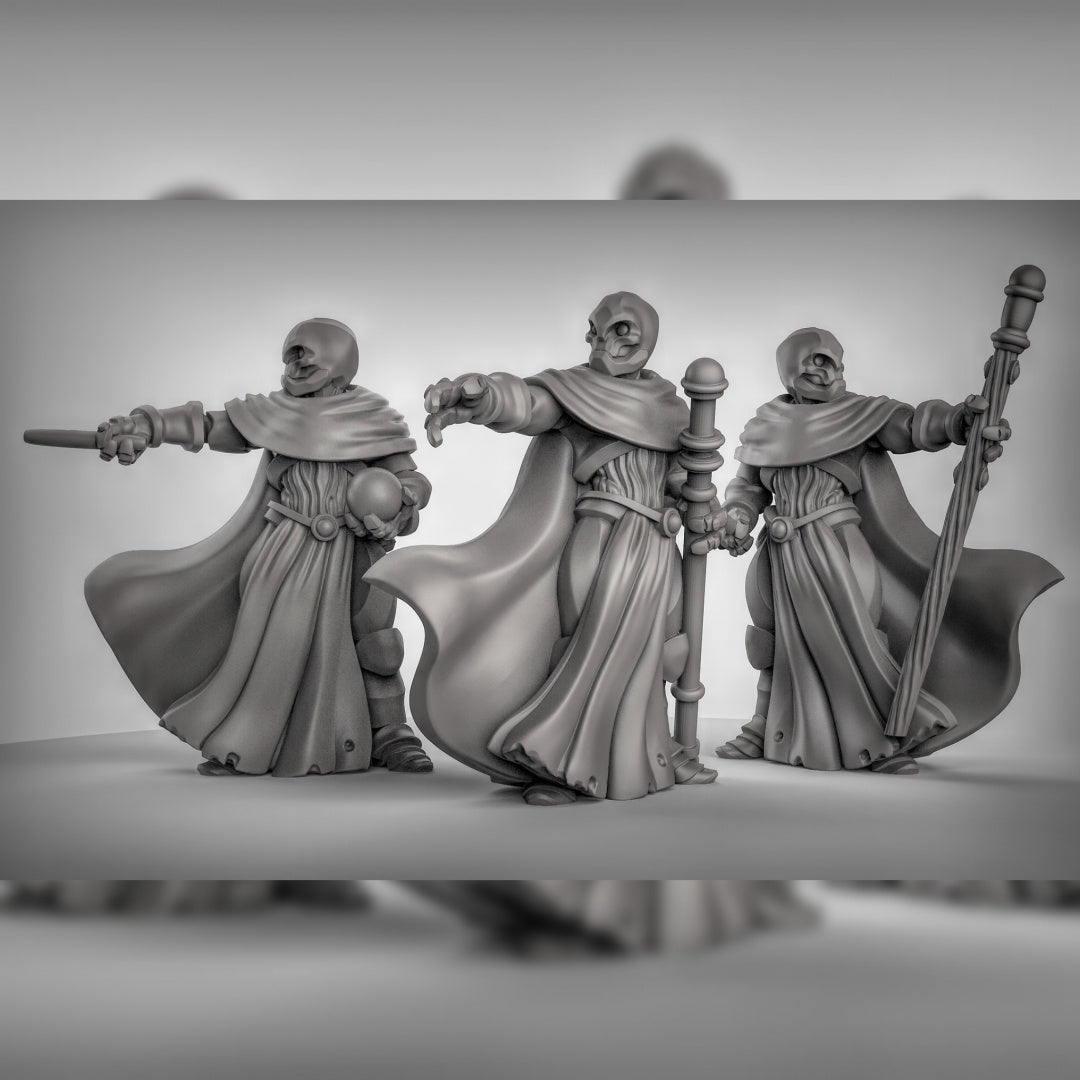 Warforged Spell Casters (Set A) Resin Miniature for DnD | Tabletop Gaming
