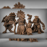 Kobold Spell Casters Resin 3D Models for Dungeons & Dragons & Board RPGs