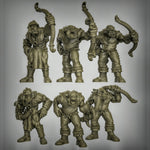Orc's with Bows Resin 3D Models for Dungeons & Dragons & Board RPGs