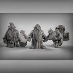 Dwarf Berserkers Resin 3D Models for Dungeons & Dragons & Board RPGs