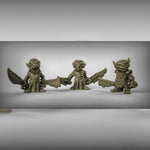 Goblins with Hand Weapons Resin 3D Models for Dungeons & Dragons & Board RPGs