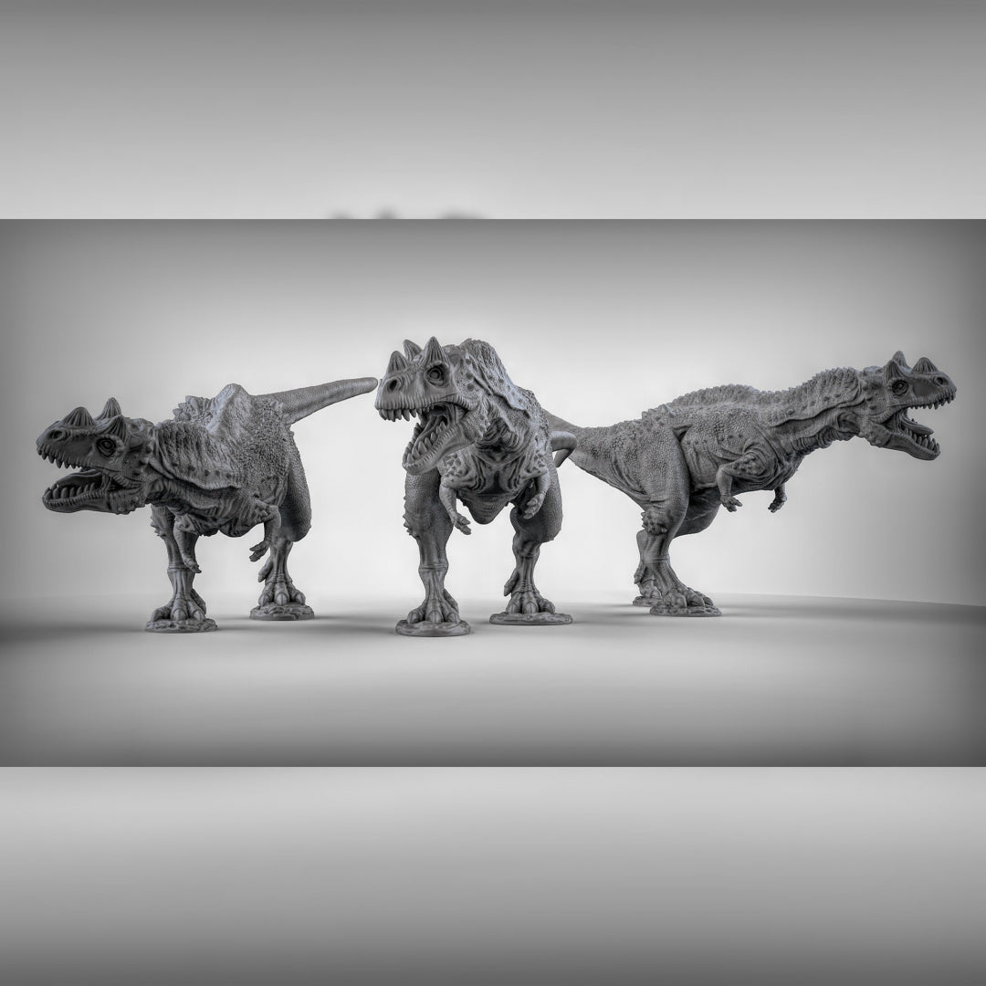 Ceratosaurus Dinosaur Resin Miniatures for DnD | Tabletop Gaming