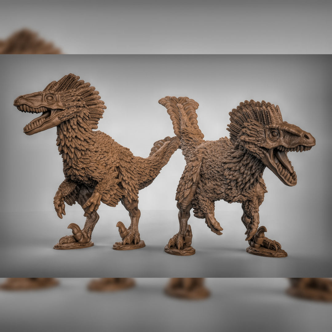 Velociraptor Dinosaur Resin Miniature for DnD | Tabletop Gaming