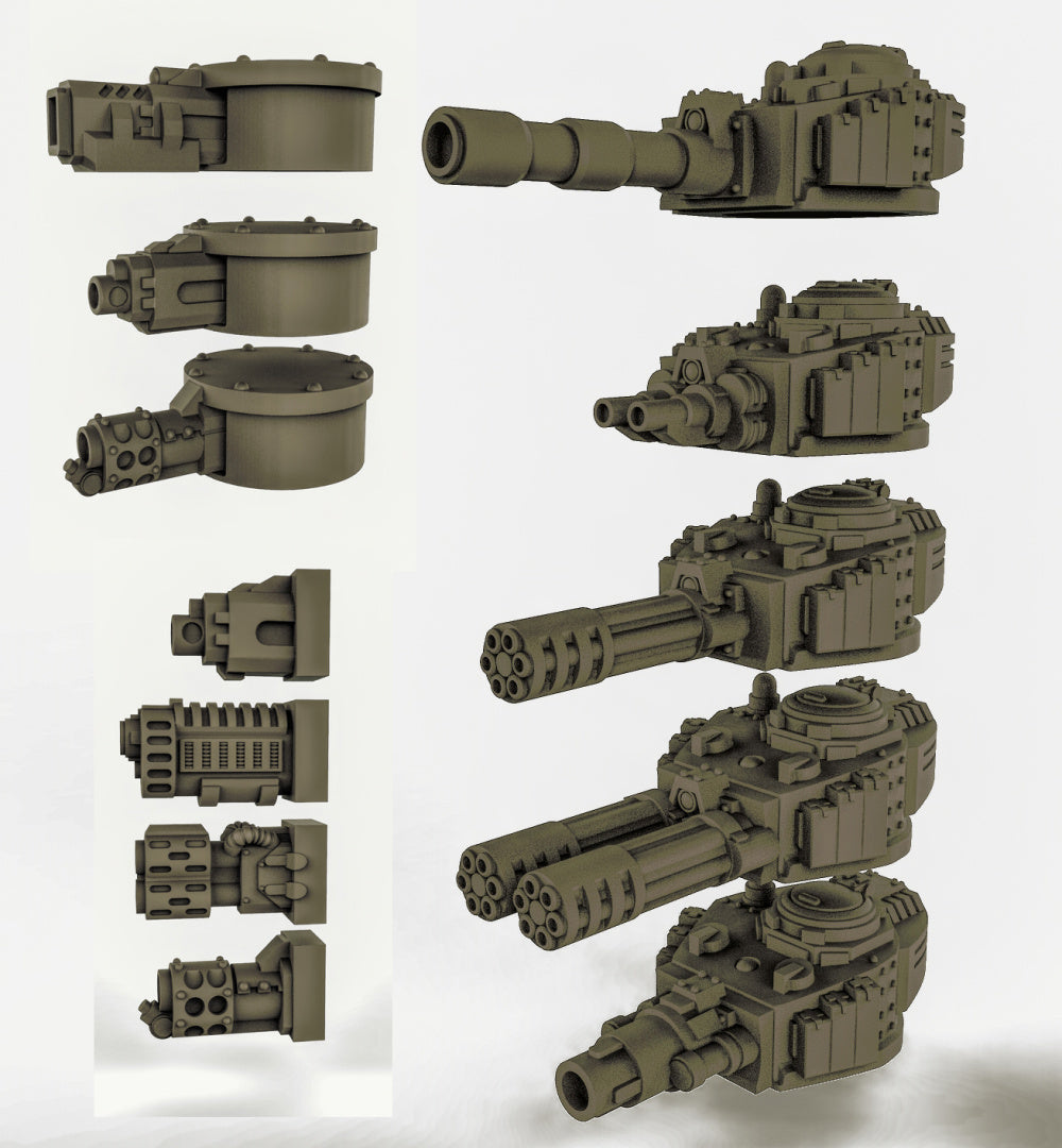 Main Battle Tank Model Kit - Tank Collection for 28mm Miniature Wargames & Terrain