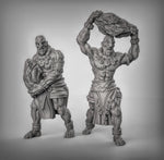 Stone Giants (Pair) Resin Miniature for DnD | Tabletop Gaming I Warhammer I Pathfinder