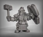 Armoured Dwarves Resin Miniature for DnD | Tabletop Gaming