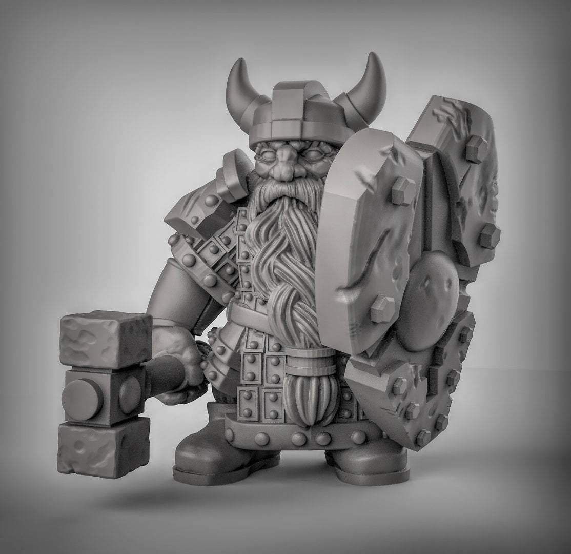 Armoured Dwarves Resin Miniature for DnD | Tabletop Gaming