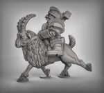 Dwarf Goat Riders - Resin 3D Miniature Model for Dungeons & Dragons & Board RPGs