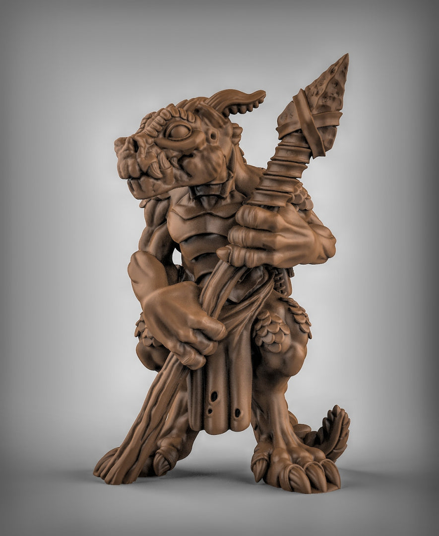 Kobold With Spears Resin Miniature for DnD | Tabletop Gaming