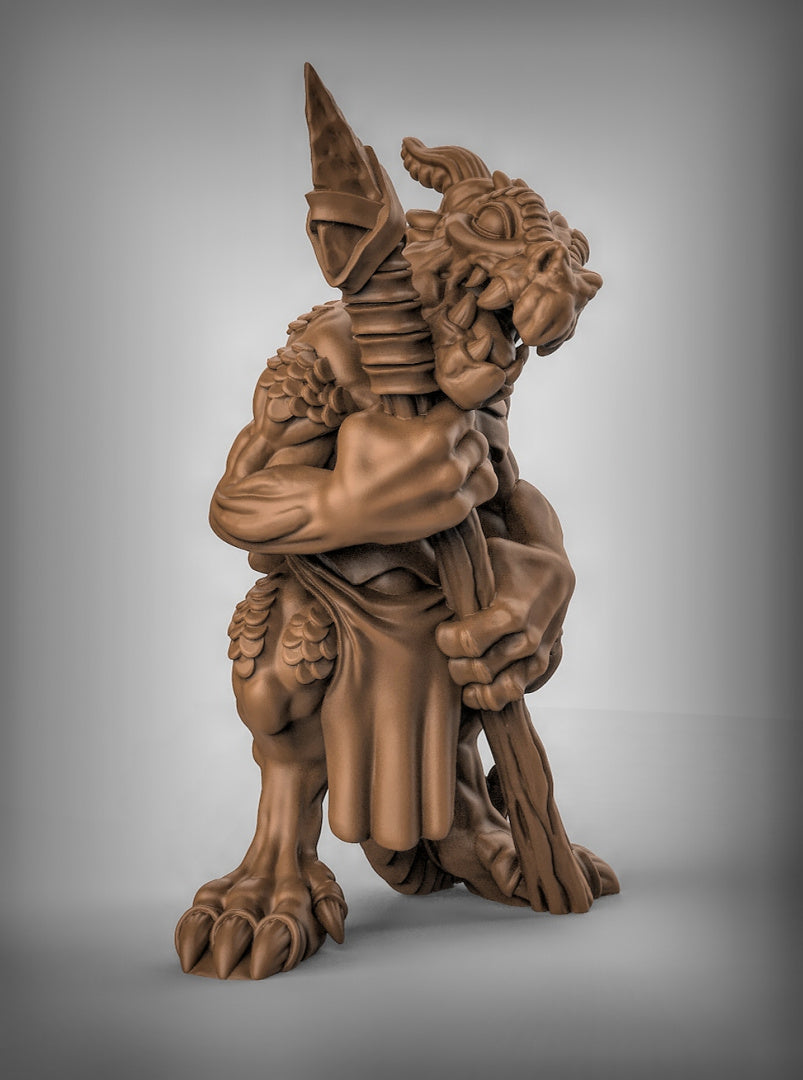 Kobold With Spears Resin Miniature for DnD | Tabletop Gaming