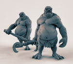 Pair of Marsh Giants Resin Models for Dungeons & Dragons & Board RPGs