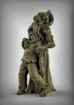 Cthulhu Cultist feeding Resin 3D Models for Dungeons & Dragons & Board RPGs