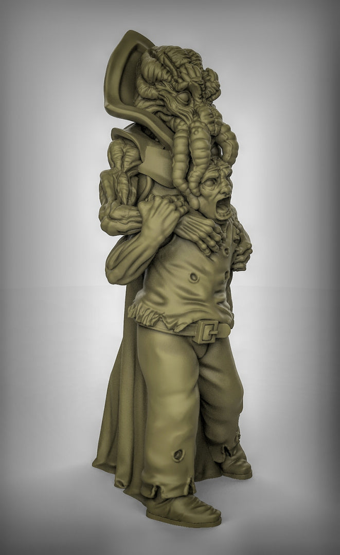 Cthulhu Cultist feeding Resin 3D Models for Dungeons & Dragons & Board RPGs