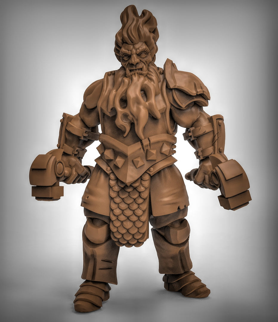 Fire Giant Resin 3D Models for Dungeons & Dragons & Board RPGs