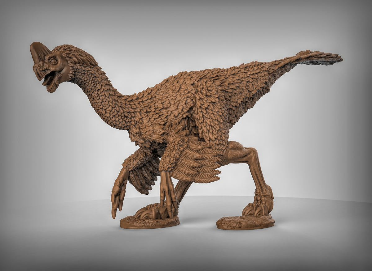 Oviraptor Dinosaurs Resin 3D Models for Dungeons & Dragons & Board RPGs