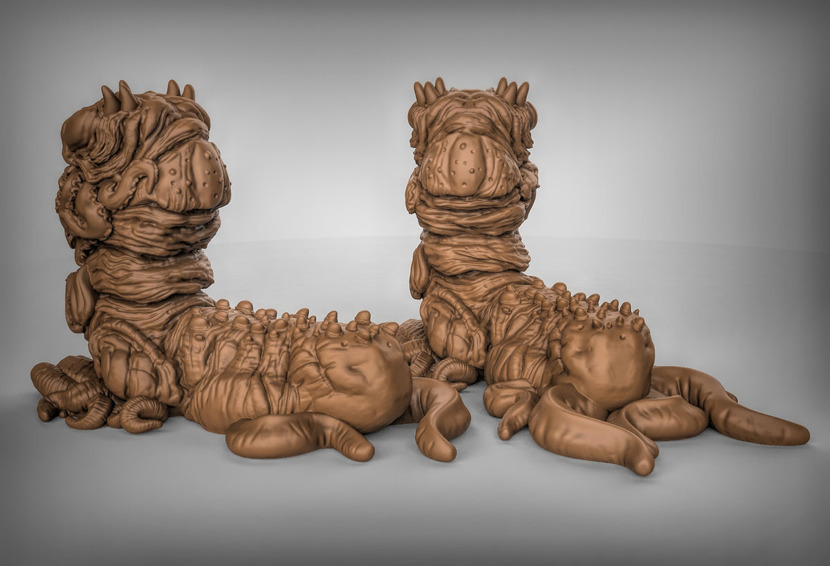 Carrion Crawler Resin 3D Models for Dungeons & Dragons & Board RPGs