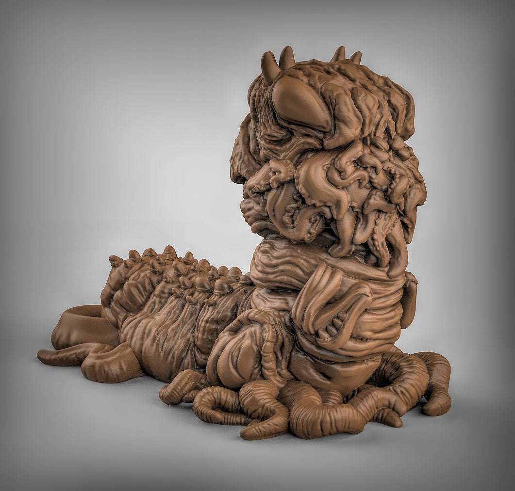 Carrion Crawler Resin 3D Models for Dungeons & Dragons & Board RPGs