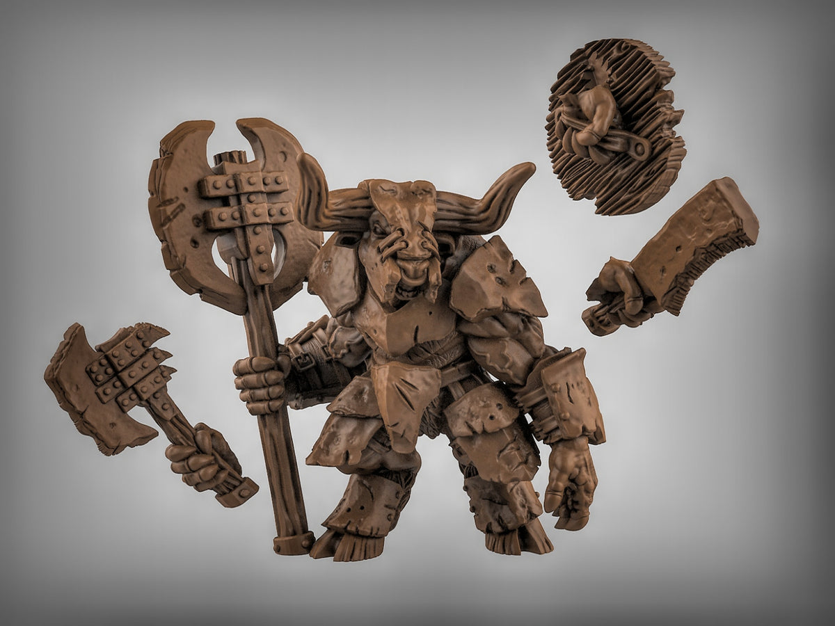 Minotaur Doom Bull Resin 3D Models for Dungeons & Dragons & Board RPGs