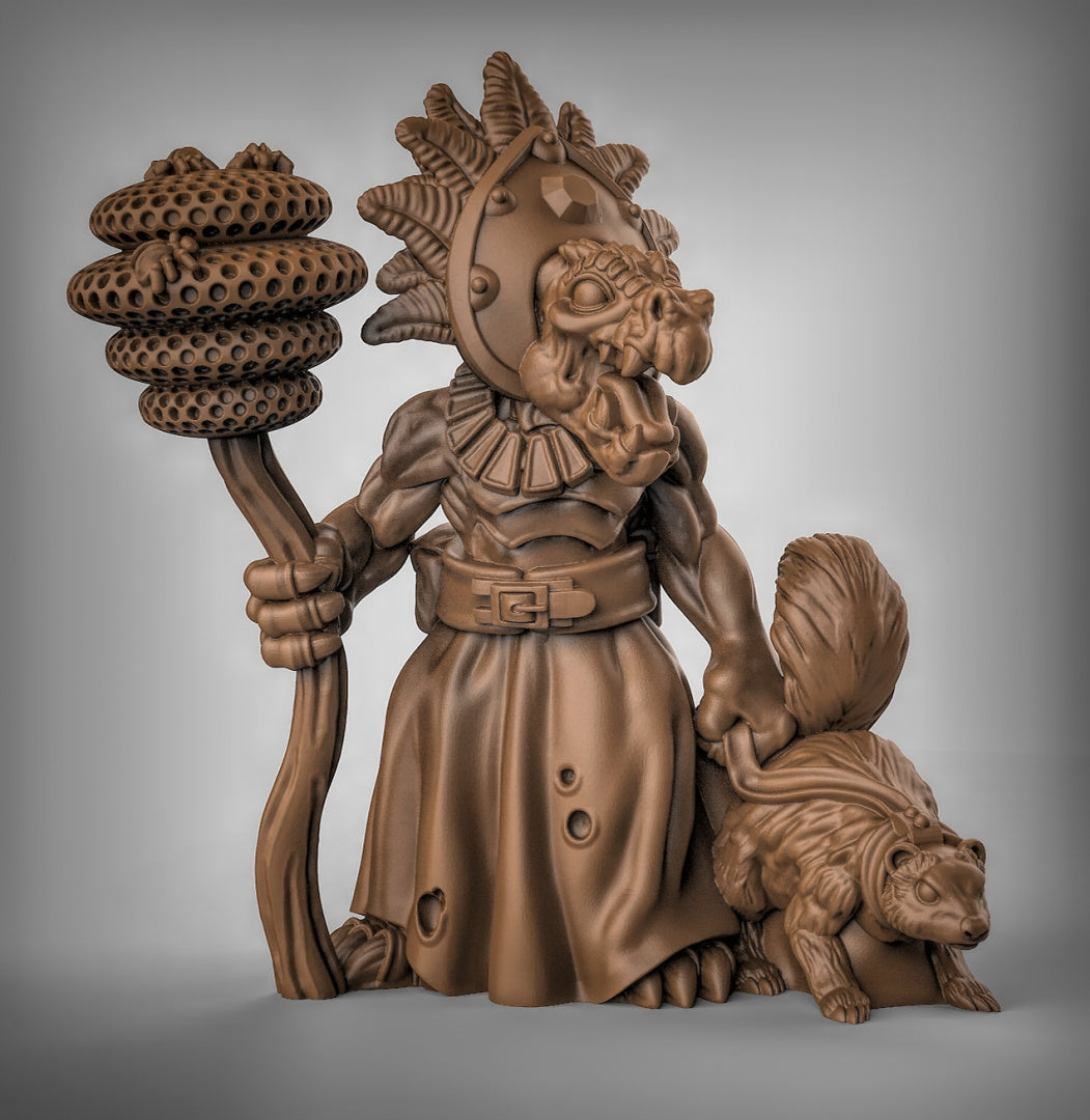 Kobold Spell Casters Resin 3D Models for Dungeons & Dragons & Board RPGs