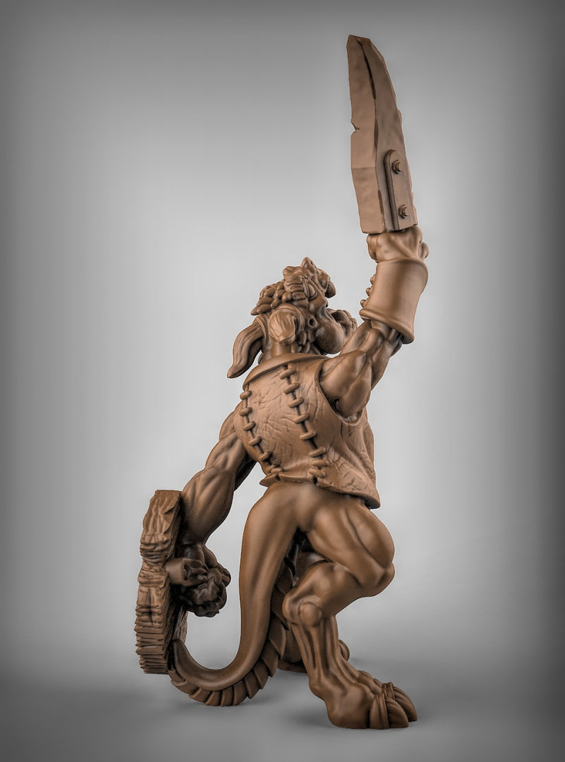 Kobolds with Sword and Shield Resin Miniature for DnD | Tabletop Gaming