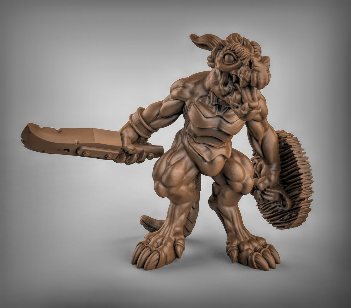 Kobolds with Sword and Shield Resin Miniature for DnD | Tabletop Gaming
