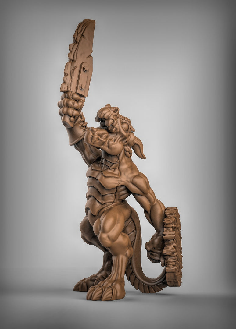 Kobolds with Sword and Shield Resin Miniature for DnD | Tabletop Gaming