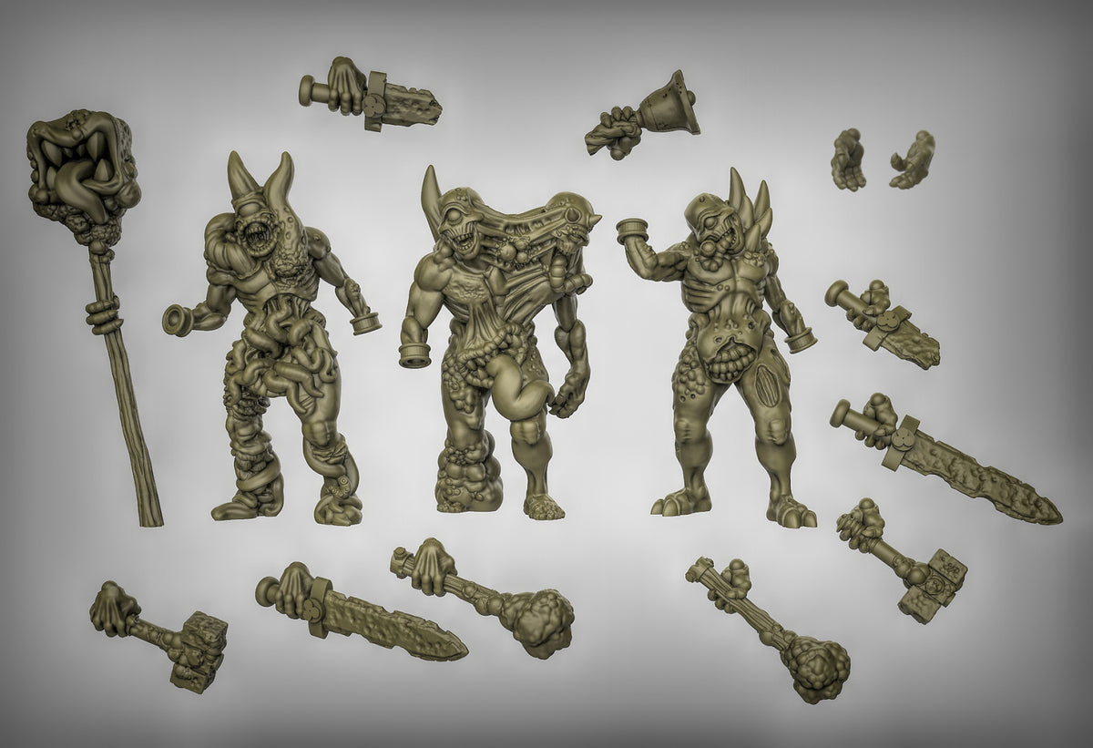 Plague Demon Command Resin 3D Models for Dungeons & Dragons & Board RPGs