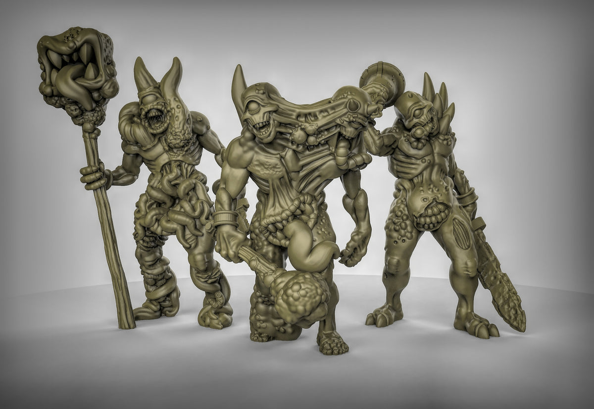 Plague Demon Command Resin 3D Models for Dungeons & Dragons & Board RPGs