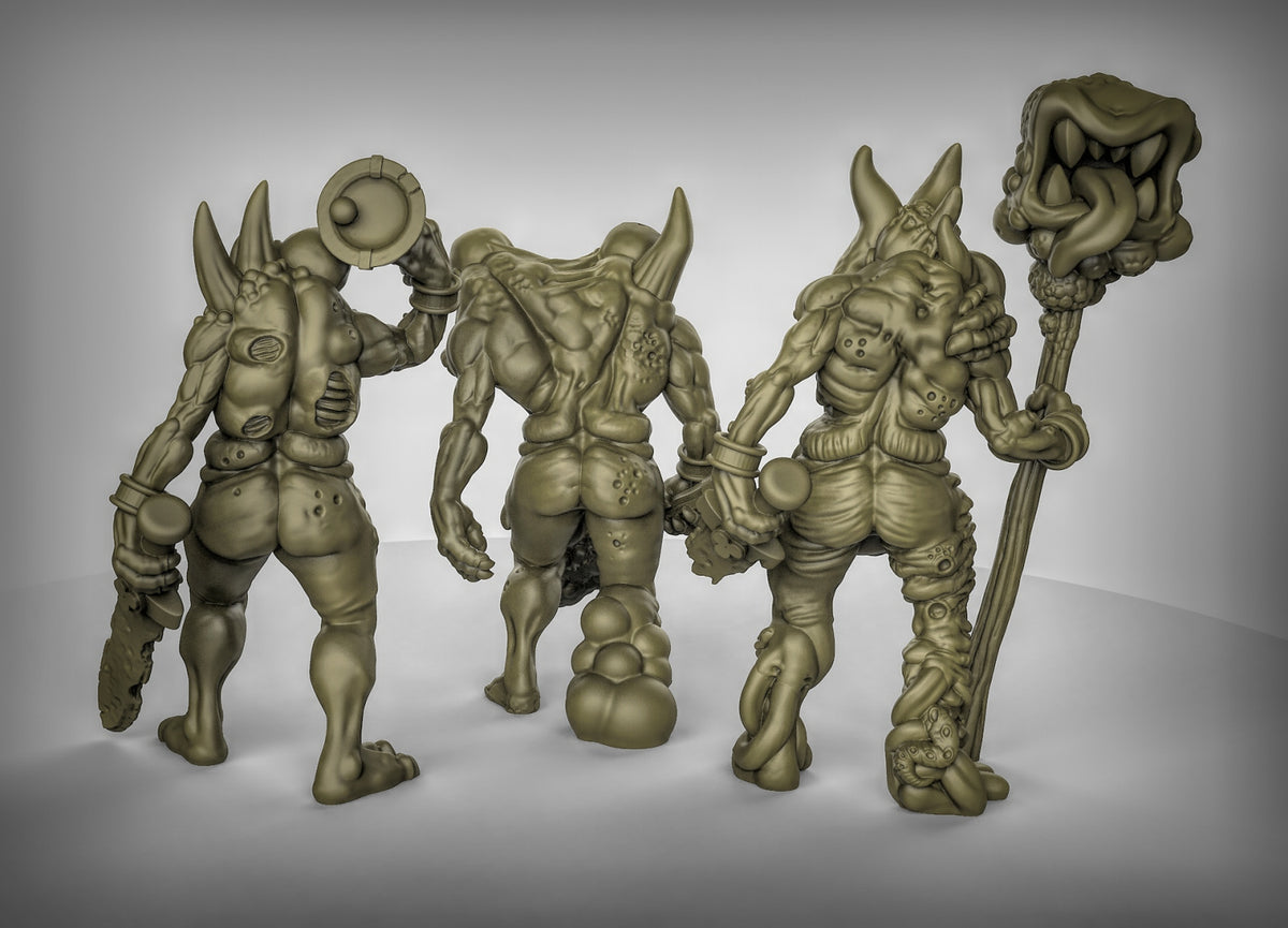 Plague Demon Command Resin 3D Models for Dungeons & Dragons & Board RPGs