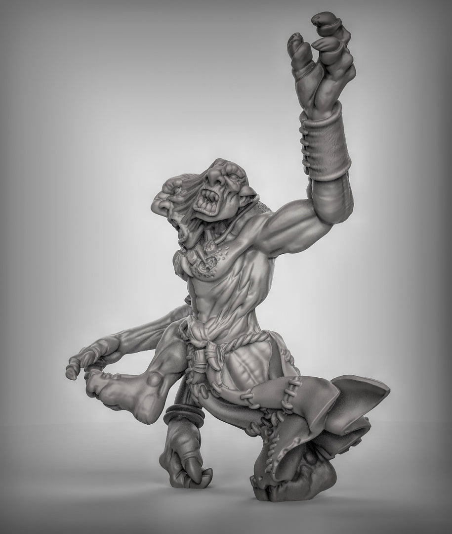 Dire Troll Resin 3D Models for Dungeons & Dragons & Board RPGs