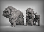 Musk Ox Resin 3D Models for Dungeons & Dragons & Board RPGs