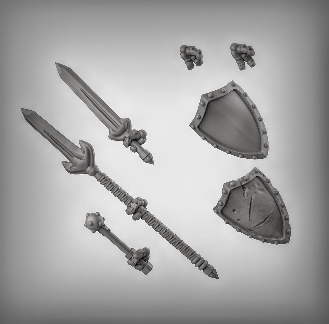 Warforged Fighters 1 Resin Miniature Models for DnD | Tabletop Gaming