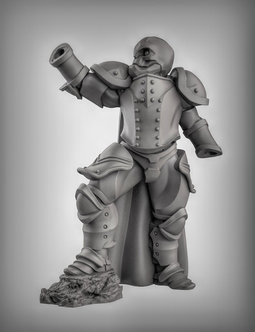 Warforged Fighters 2 Resin Miniature for DnD | Tabletop Gaming